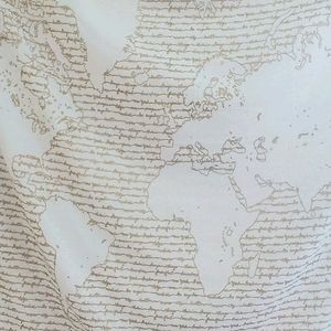 World map wall tapestry